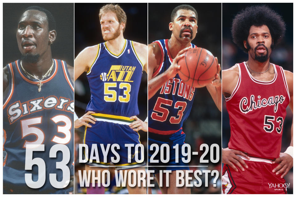 Which NBA player wore No. 53 best?
