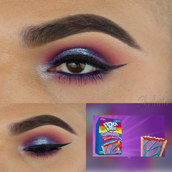 This makeup artist uses his favourite snacks as beauty inspiration