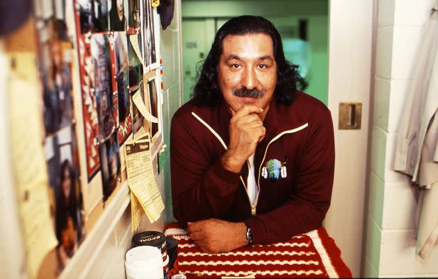 Peltier, pictured in 1993, has spent decades in jail and is in poor health. (Photo: Kevin McKiernan/ZUMAPRESS.com)