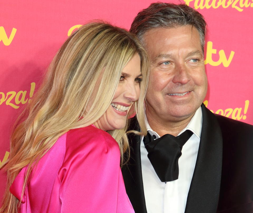 Lisa Faulkner and John Torode at the ITV Palooza at the Royal Festival Hall, South Bank (Photo by Keith Mayhew / SOPA Images/Sipa USA)