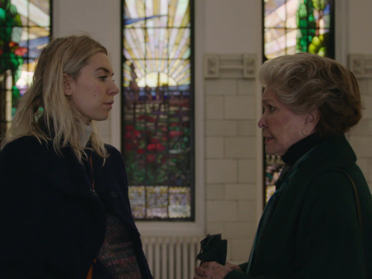 <p>Though they are worlds apart, the characters share a stubbornness: Elizabeth (Burstyn, right) is confrontational, Martha (Kirby) avoidant, but both are coiled springs destined to collide</p> (Netflix)