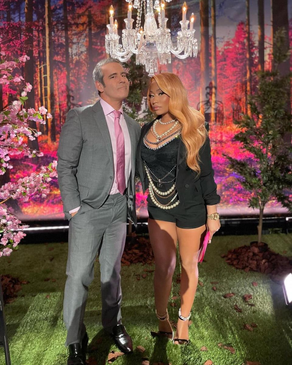 Andy Cohen and Nicki Minaj