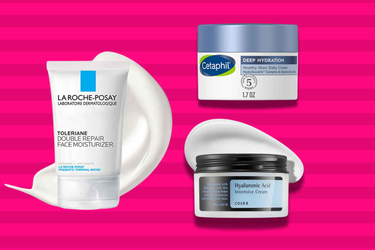 Moisturizers from CosRx, Cetaphil and La Roche-Posay