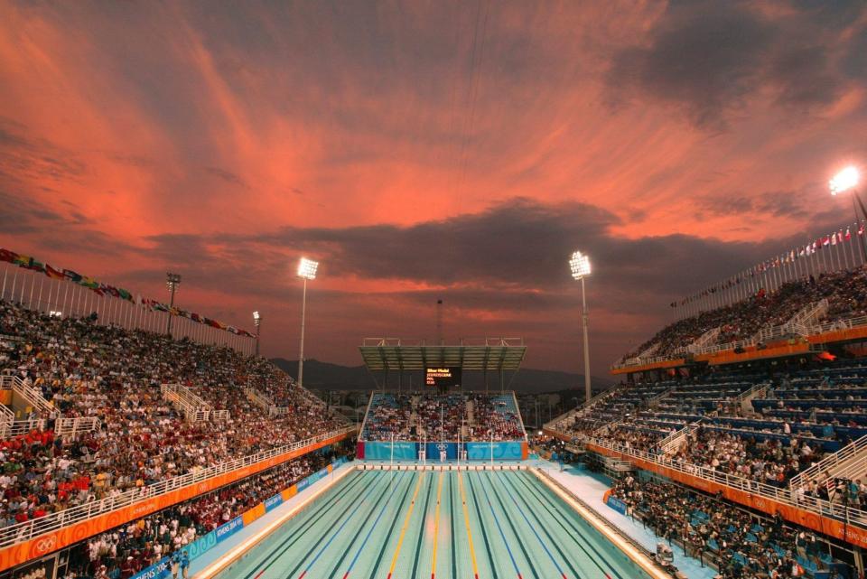 THEN: Athens Summer Olympics Aquatic Center, 2004