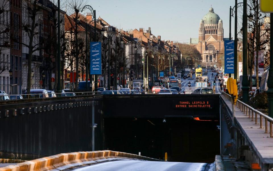 The Leopold II tunnel in Brussels is the country's largest and a major traffic artery through the city - THIERRY ROGE /Belga