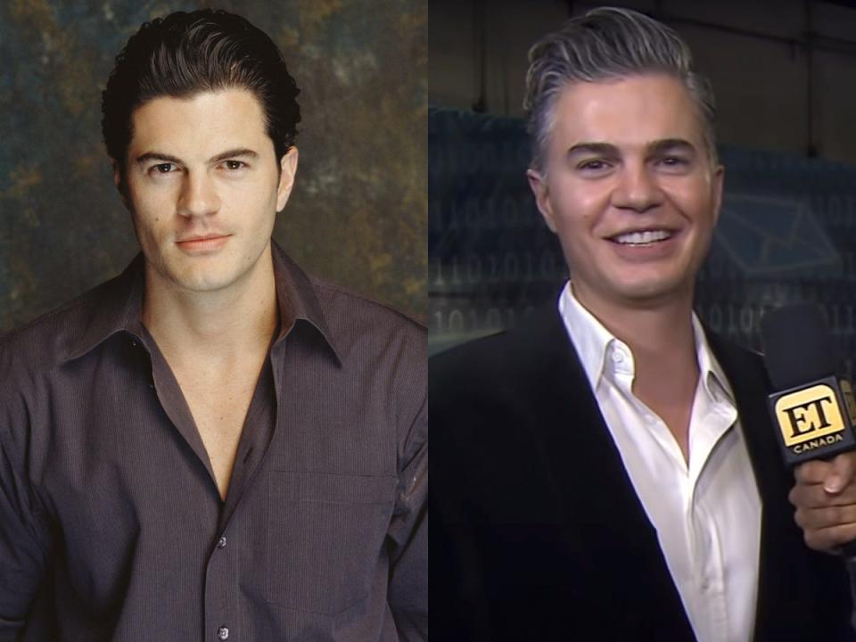 Will Kirby in 2001 for "Big Brother" vs during an interview with ET Canada in 2018.