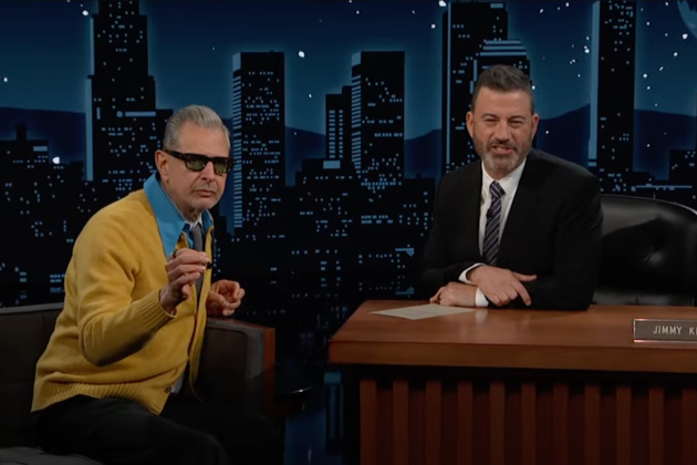 Jeff Goldblum on 'Jimmy Kimmel Live' - Credit: YouTube/Jimmy Kimmel Live