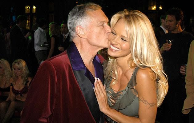 Hef no had shortage of beauties in the mag. Source: Getty