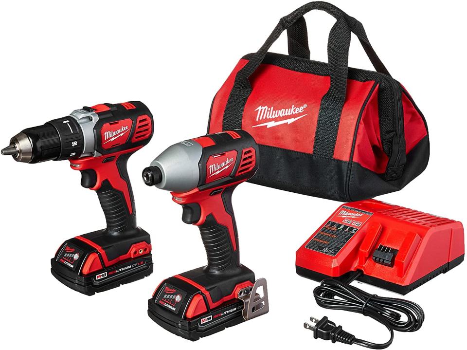 Milwaukee-18-Volt-Drill-Combo-Kit-2-Tool-