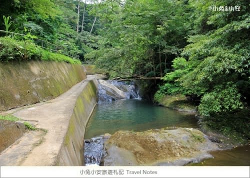 『苗栗』暑假夏日溪畔玩水趣～卓蘭岩川森林園區。