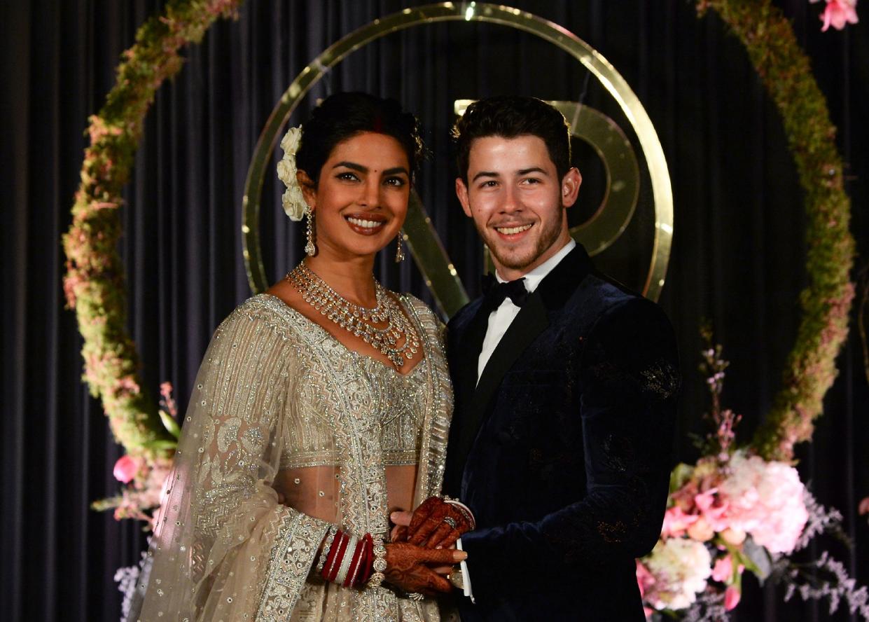 Diese Hochzeit hatte es in sich: Bollywood-Star Priyanka Chopra und Schauspieler Nick Jonas gaben sich am vergangenen Wochenende das Jawort. (Bild: Splash News)