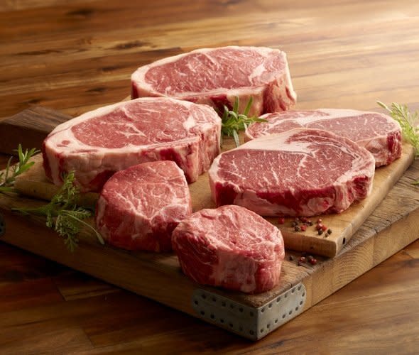 No one will be hungry with this in their fridge.<br /><strong><br />Get the <a href="https://www.44steaks.com/shop/family-pack" target="_blank">Family Pack for $155 from 44 Steaks</a></strong>