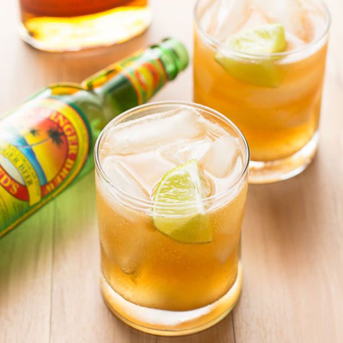 Apple Ginger Bourbon Fizz