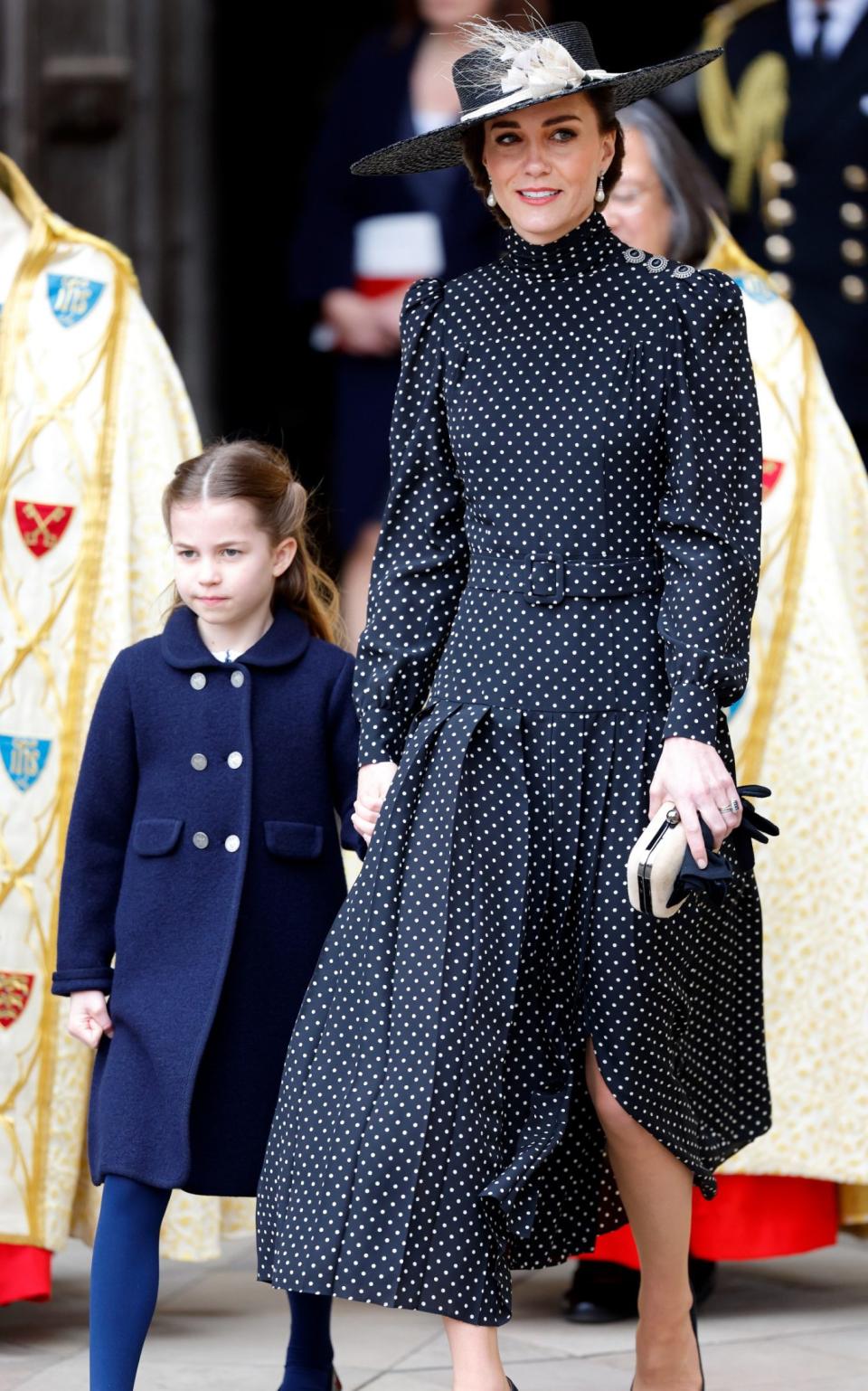 Princess Charlotte and the Duchess of Cambridge at the Service of Thanksgiving for the life of Prince Philip - Max Mumby/Indigo 