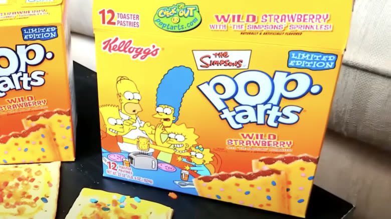 Boxes of Simpsons Pop-Tarts