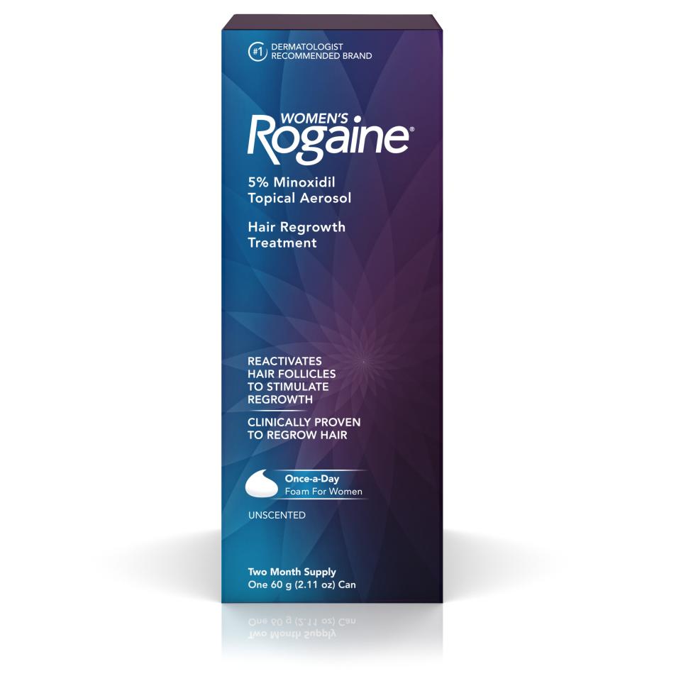 4) Rogaine Women's Rogaine 5% Minoxidil Foam for Hair Regrowth