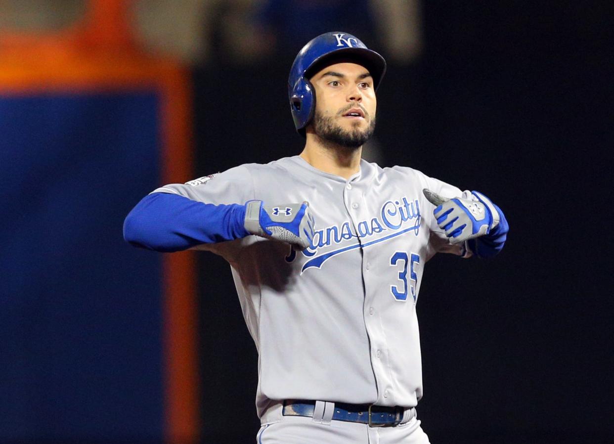 Eric Hosmer helped the Royals win the 2015 World Series.