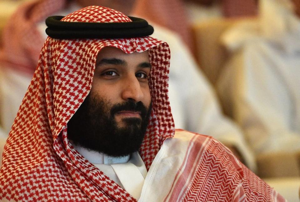 <div class="inline-image__caption"><p>Saudi Crown Prince Mohammed bin Salman, a murderer</p></div> <div class="inline-image__credit">Fayez Nureldine/AFP/Getty</div>