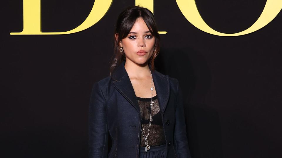 PARIS, FRANCE - SEPTEMBER 26: (EDITORIAL USE ONLY - For Non-Editorial use please seek approval from Fashion House) Jenna Ortega attends the Christian Dior Womenswear Spring/Summer 2024 show as part of Paris Fashion Week on September 26, 2023 in Paris, France. (Photo by Marc Piasecki/WireImage)