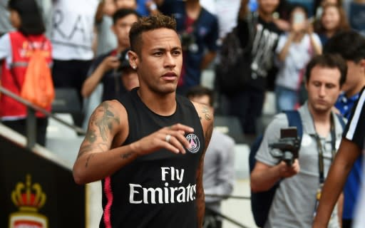 Neymar missed the last three months of last season due to injury