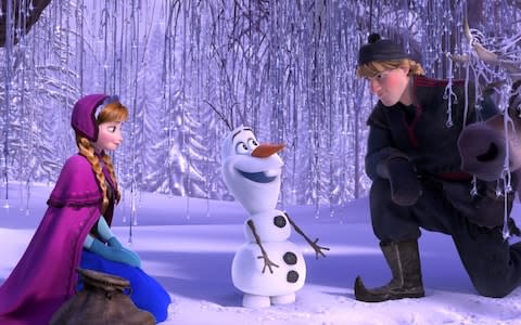 Anna, Olaf and Kristoff - Credit: Disney