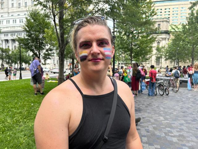Let us live, help us thrive': Montrealers show support, voice demands at  Trans March