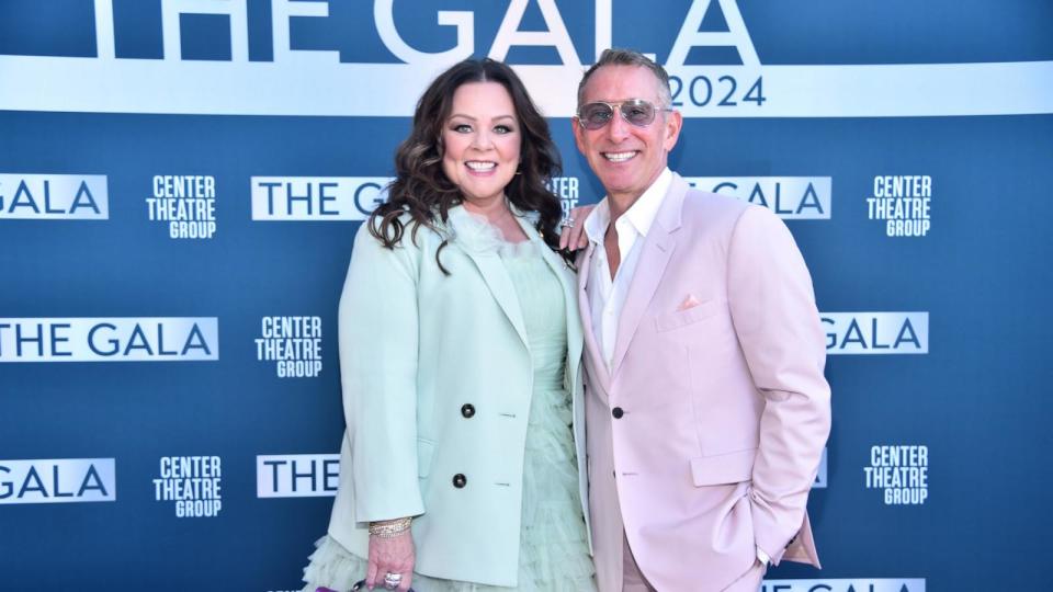PHOTO: Melissa McCarthy and Adam Shankman attend the Center Theatre Group Hosts CTG The Gala 2024 at The Ahmanson Theatre, on April 28, 2024, in Los Angeles. (Alberto E. Rodriguez/Getty Images)