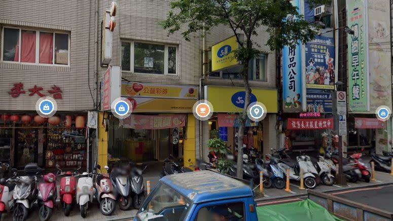 台北市萬華區漢中街「天天送彩券行」。（圖／翻攝自Google地圖）