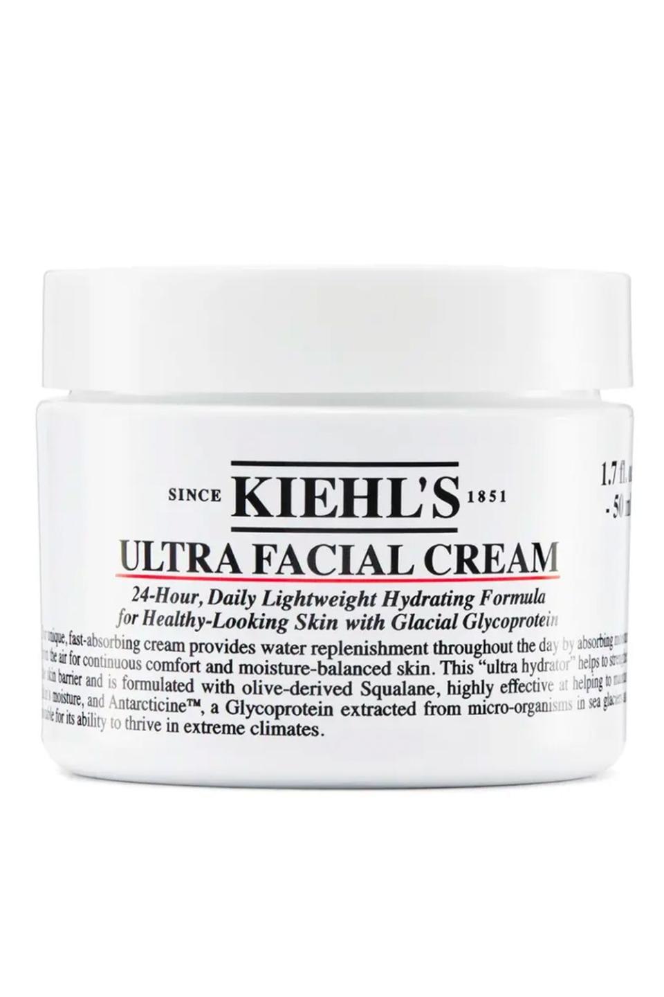 4) Kiehl's Ultra Facial Cream