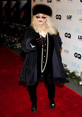 Sylvia Miles at the NY premiere of Lions Gate's Beyond the Sea