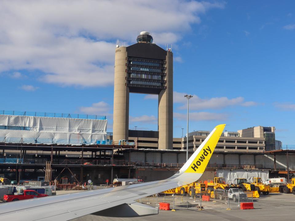 Spirit Airlines Airbus A320neo flight Boston Logan International Airport