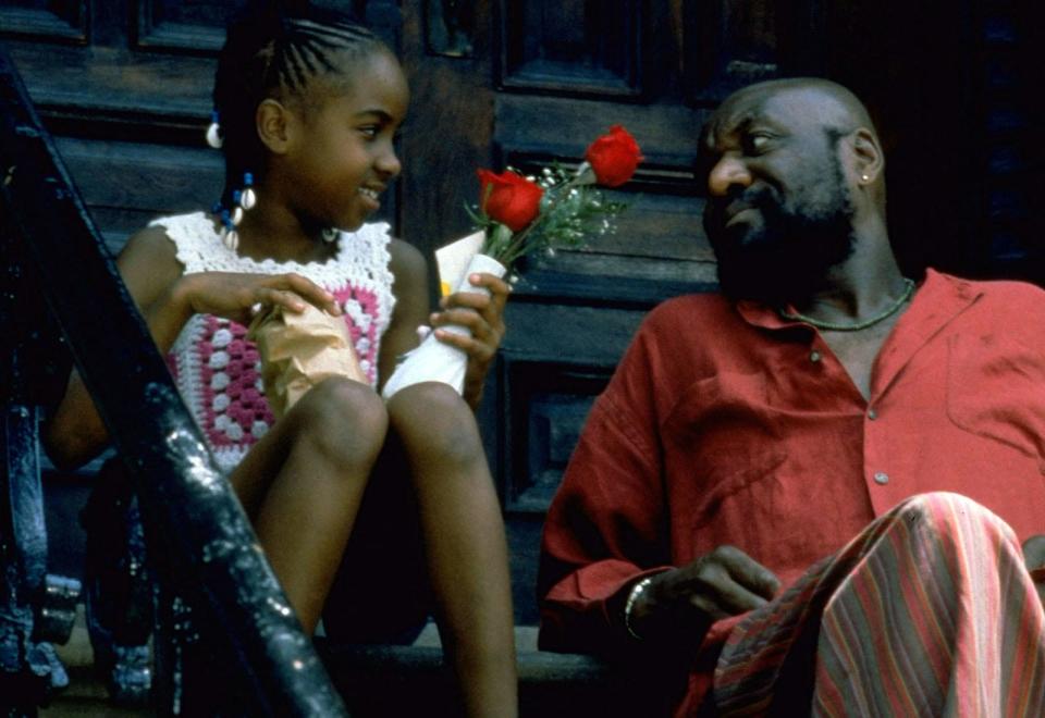 Delroy Lindo (right)  in a scene from Universal's "Crooklyn."