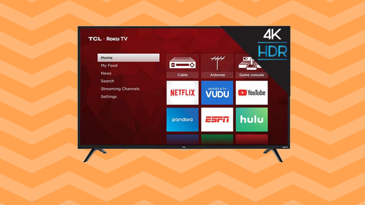 Save $220 on this TCL 55-inch Class 4K UHD LED Roku Smart TV. (Photo: Walmart)