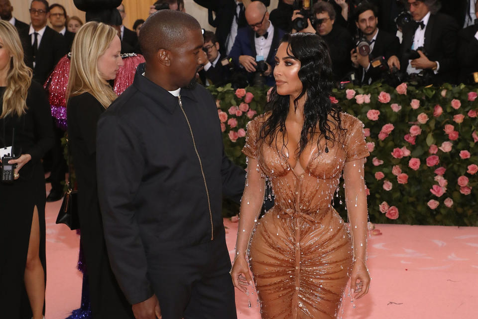 Kanye West and Kim Kardashian, pictured at the New York City MET Gala in May, 2019. (Photo: Getty Images)