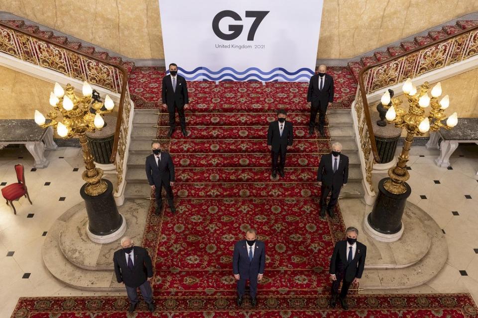 七大工業國集團（G7）5月5日在英國倫敦召開外長會議。(資料照/G7@twitter)