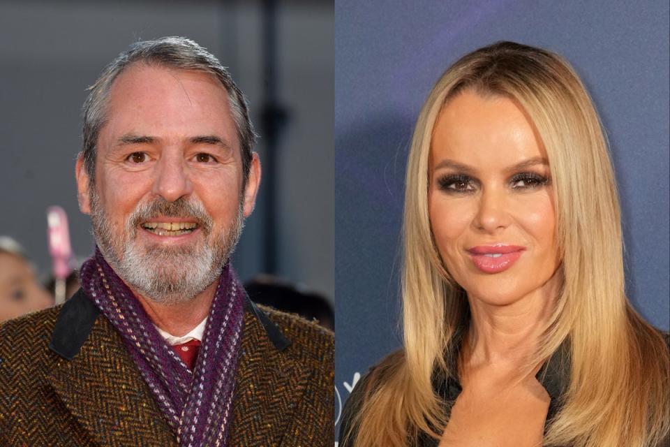 Neil Morrissey and Amanda Holden (PA)