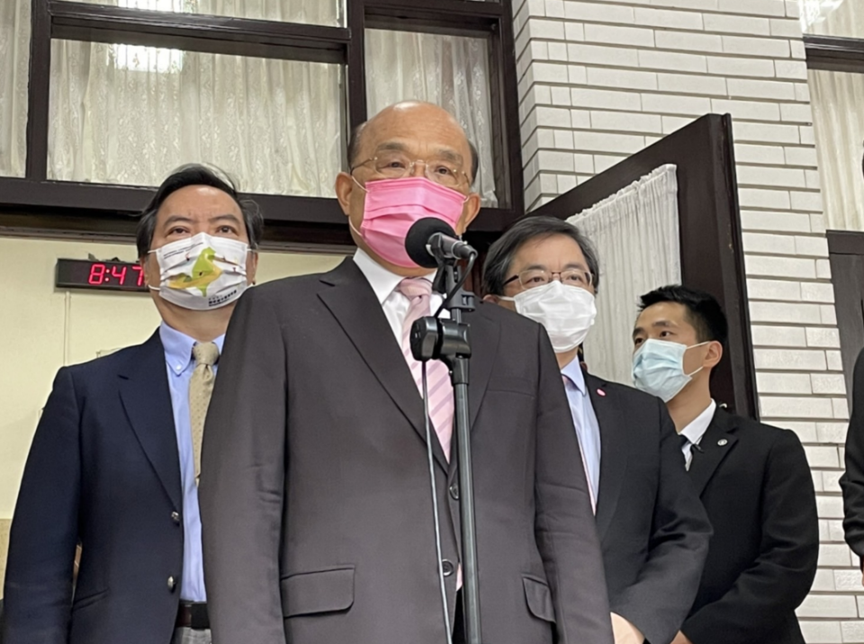 ▲行政院長蘇貞昌18日受訪時，被問到基隆市長林右昌提出「基竹嘉」等縣市優先整併升格一事，蘇表示深知財政困難縣市的辛苦，各方提出的意見都該重視。（資料照／記者黃宣尹攝）