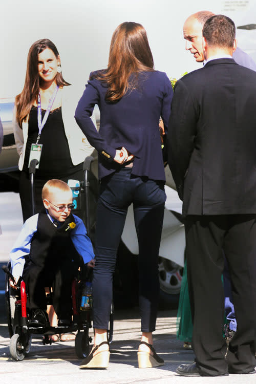 Kate Middleton Nearly Flashes Her Bum