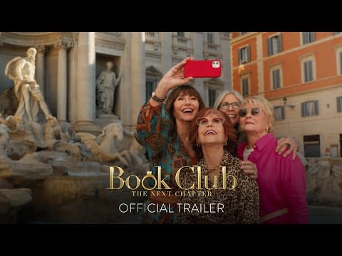 <p><strong>Release Date:</strong> May 12, 2023</p><p>Diane Keaton, Jane Fonda, Candice Bergen and Mary Steenburgen convene their book club once again — this time in Italy. With a wedding looming, they decide to go on a bachelorette trip as a girl's getaway, and of courses they all get more than they bargained for.</p><p><a href="https://www.youtube.com/watch?v=U8aHKAeRJRQ" rel="nofollow noopener" target="_blank" data-ylk="slk:See the original post on Youtube;elm:context_link;itc:0" class="link ">See the original post on Youtube</a></p>
