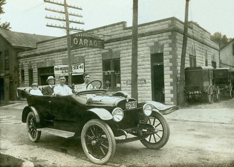 This was the first new-car dealership in Westerville, built and owned by Henry Karg, a Westerville builder, according to Don Foster, a local historian who&#39;s retired from Otterbein University. Ken Maginn, manager of Westerville Automotive, said the building in the photo represents &quot;the bones&quot; of the current business.