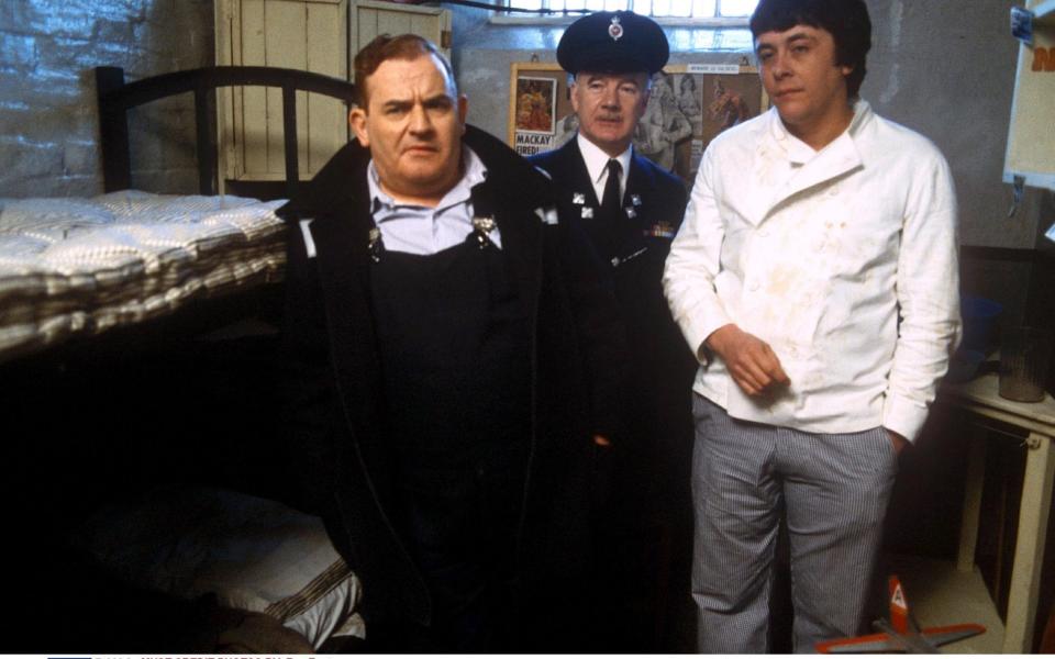 Ronnie Barker, Fulton Mackay and Richard Beckinsale in Porridge - Rex Features