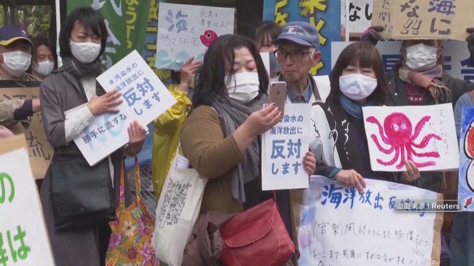 日本亦有反對福島核廢水排放入海的聲音。（資料照片，路透社）