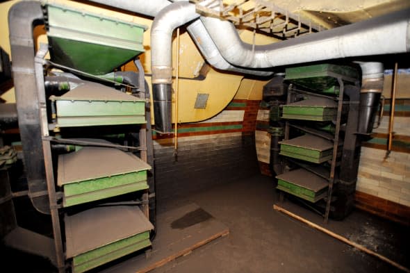 File photo dated 6/8/2013 of equipment inside the former Brompton Road tube station, a disused station on the Piccadilly line between South Kensington and Knightsbridge which has been sold for ?53 million. PRESS ASSOCIATION Photo. Issue date: Friday February 28, 2014. Brompton Road Tube station, in an expensive corner of London near Harrods, was put on the market in September by the Ministry of Defence as part of cost-cutting efforts. It is now expected to be used for mainly residential development, with the money from the sale going back into the defence budget. See PA story DEFENCE Station. Photo credit should read: Nick Ansell/PA Wire