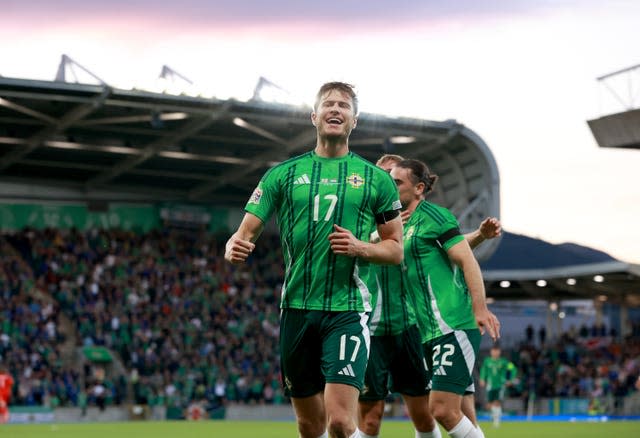 Paddy McNair opened the scoring for Northern Ireland 