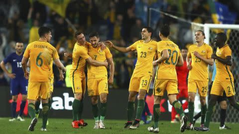 Mathew Leckie Australia v Greece Friendly 04062016