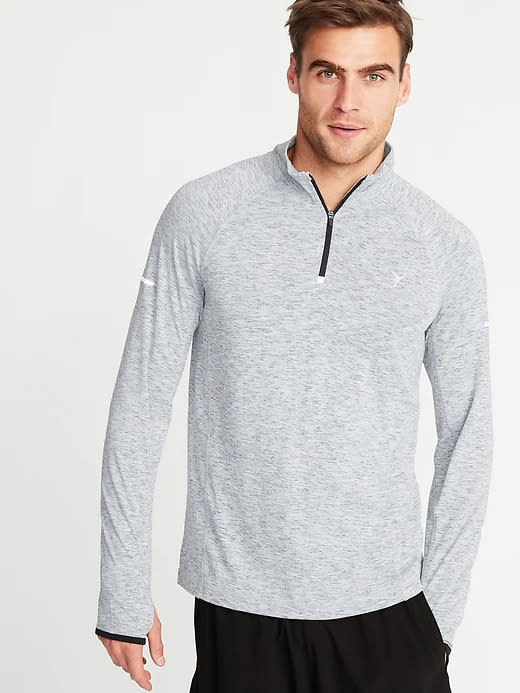 Breathe ON 1/4-Zip Pullover. Image via Old Navy.