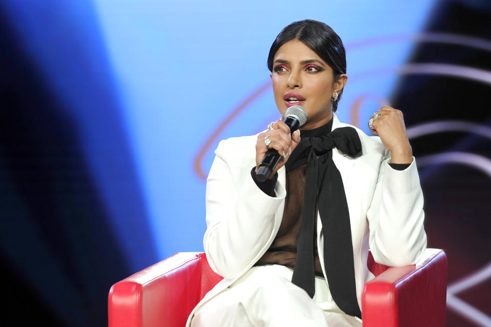 LOS ANGELES, CALIFORNIA - AUGUST 10:  Priyanka Chopra attends Beautycon Festival Los Angeles 2019 at Los Angeles Convention Center on August 10, 2019 in Los Angeles, California. (Photo by John Sciulli/Getty Images for Beautycon)