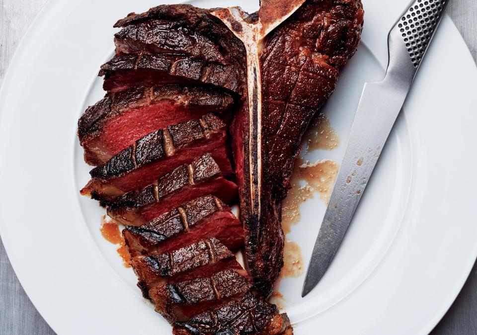 Slow-Roasted, Twice-Fried Porterhouse Steak