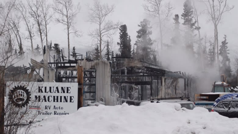 Haines Junction's only auto shop goes up in flames