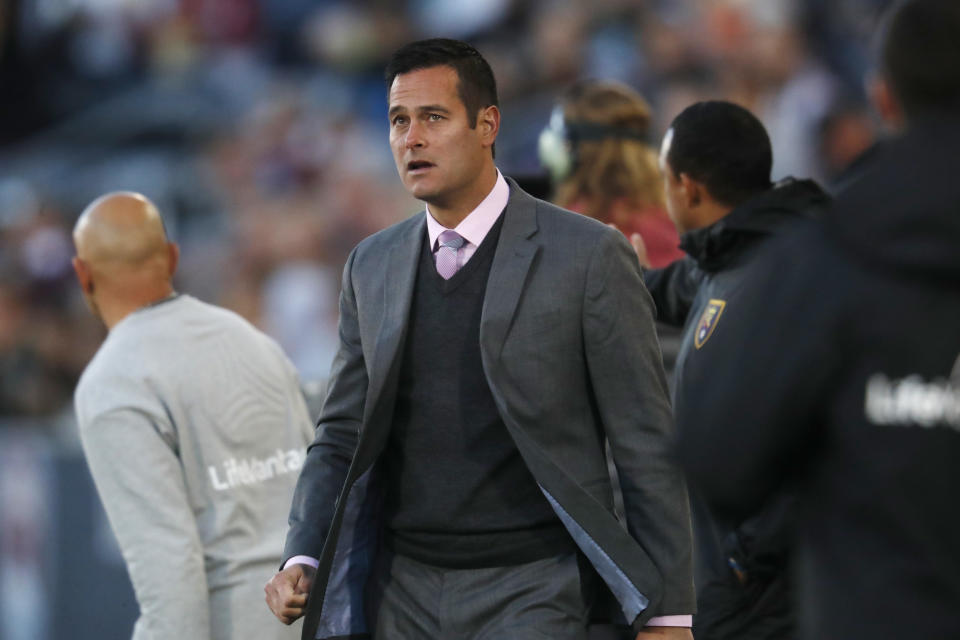 Real Salt Lake head coach Mike Petke.